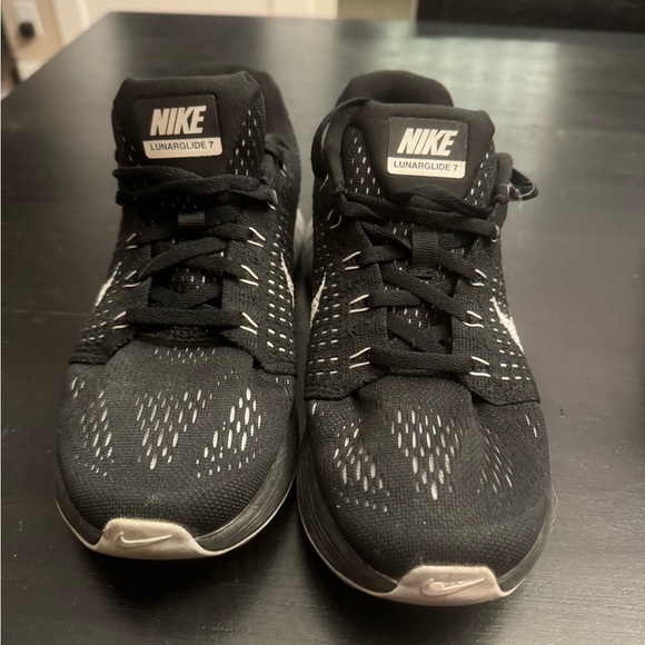 Nike Lunarglide 7 Black Sneakers - Picture 1 of 6